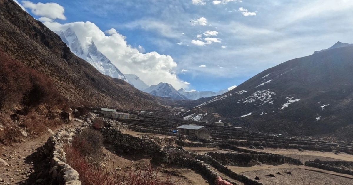 view on th way to island peak